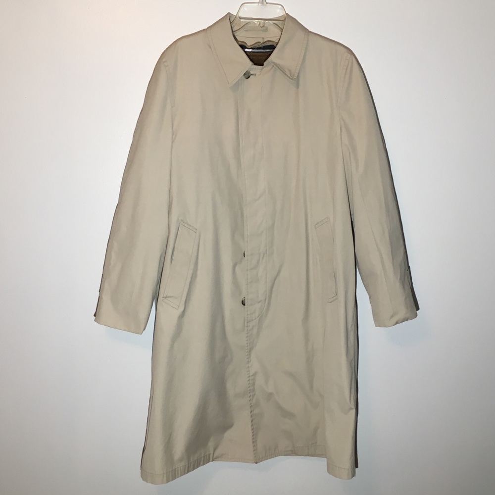 London Fog Maincoat fur lined Trench Coat - 40Long